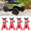4PCS Mini Jack Stand Adjustable Aluminum Alloy Scale Jack Stand