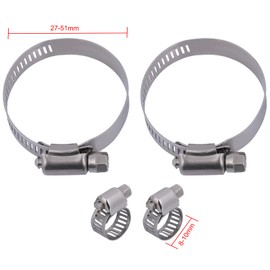 ASAPE 2778 Radiator *1+ Hose Clamp 8MM-10MM *2 30MM-50MM *2 Engine Replace Kit Fit for Subaru Legacy 2005-2010 for Subaru Outback 2005-2010 (Aluminum)