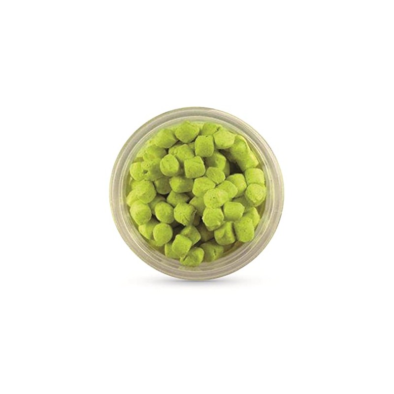 Berkley PowerBait Chroma-Glow Crappie Nibbles, Glow White, Fishing Dough Bait,