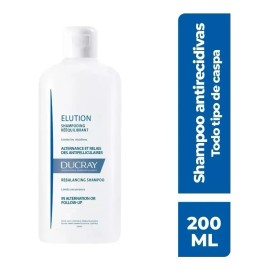 Ducray Elution Shampoo Para Control De Caspa 200ml