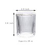 Gaolinci 2 Pcs Glass Tumbler Cup,Toothbrush Holder, Bathroom Cups, 10