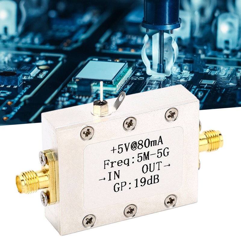 Signal Amplifier Module Broadband High Linearity 19dB 5M‑5G RF Signal