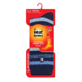 HEAT HOLDERS - Women's Winter Extra Warm Thermal Socks / Cuddly Socks for Gift, Rosebud Navy
