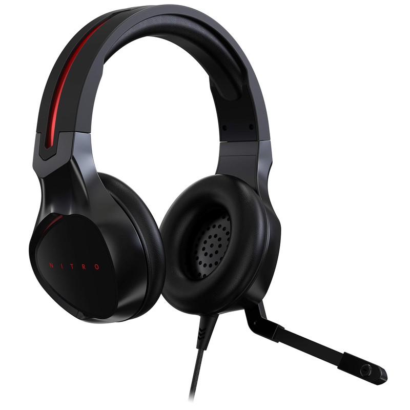 Acer Nitro Gaming Headset NHW820 - (omni-directional mic, adjustable size,