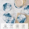 Vibiliyou Light Blue Coasters for Drinks with Holder as gifts