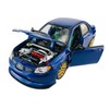 Welly Subaru Impreza WRX STI Saloon Blue 2005-2007 1/24 1:24