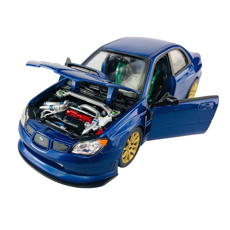 Welly Subaru Impreza WRX STI Saloon Blue 2005-2007 1/24 1:24