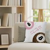 VRW Trendy Preppy Lucky 8 Ball Throw Pillow Covers 18x18,