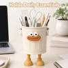 Cartoon Pen Holder for Desk Organization - ABS Stationery Storage