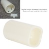 3pcs Electronic LED Candles Plastic Flameless Flickering Pillar Fake Candles