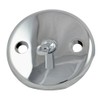 DANCO Bath Tub Overflow Plate with Trip Lever, Chrome, 1-Pack