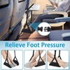 Foot Hammock for Plane Travel - Adjustable Airplane Hammock Foot