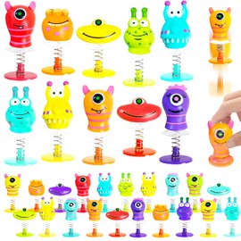 Cmaqpw 30 PCS Spring Launchers Toys,Big Eye Monster Jumping Popper Toy,Pop Up Bouncy Spring Toys for Kids,Pinata Toys,Goodie Bags,Easter Stuffers,Classroom Prizes Rewards