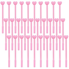 jiebor 30Pcs Heart Shaped Pen Valentines Day Pen Gel Pen Nurse Pen Cute Fun Pen Bulk Black Ink Valentines Day Gifts for Nurses Women Students Teacher Classroom Office School Supplies (pink)