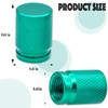MEAJOO 4PCS Car Tire Valve Stem Caps, Waterproof Airtight Car