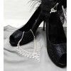 AN SHU Rhinestone Necklace Earrings Set Earrings Set Wedding Wedding