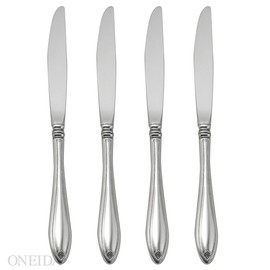 Oneida Sheraton Fine Flatware Dinner Knives, 0.65 LB, Metallic