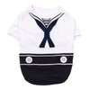 Parisian Pet Dog Shirt - Embroidered Dog Sailor Costume -