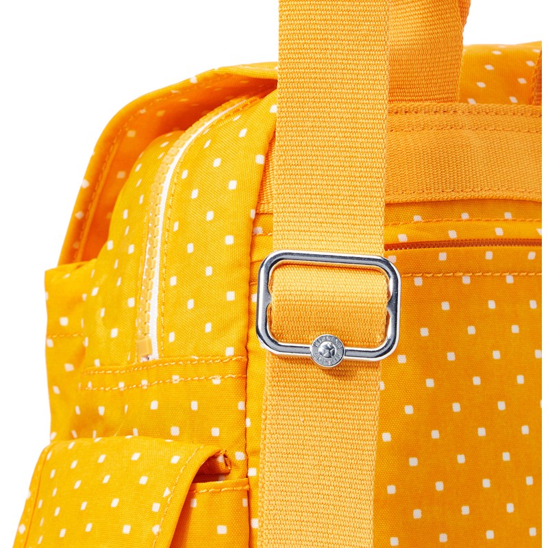 Kipling Backpacks CITY PACK MINI Soft Dot Yellow