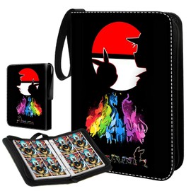 Trading Card Album, Scrapbook for Cards, 55 Pages 440 Card Capacity, Portable, High Quality Waterproof PU Card Holder, Card Scrapbook, Card Book for Boys Girls Collectors