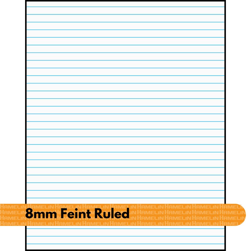 Quill A4 Bank Pad, 7-Hole Punched, Ruled, 60gsm, 90 Sheets,