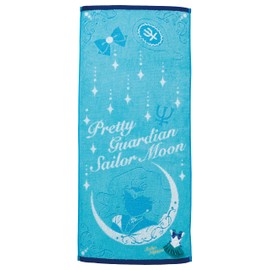 Marushin Bandai 4085003700 Sailor Moon Costume (Sailor Neptune) Face Towel, Approx. 13.4 x 31.5 inches (34 x 80 cm)