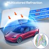 Alopee 1 Set (2pcs) Model 3 Sunshade Roof Colorful Ice