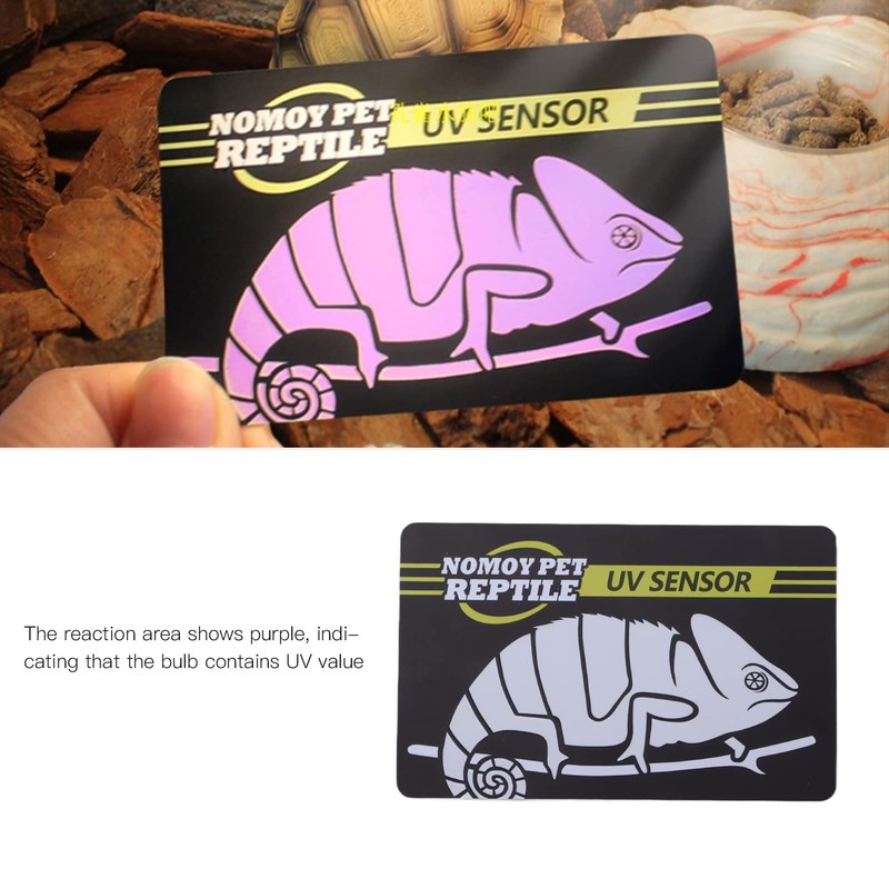 Pssopp UV Quick Test Card Quick Test UVB Sensor Reptile