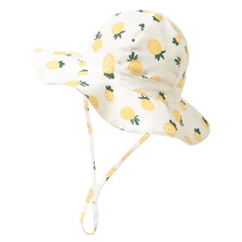 FURTALK Baby Girls UPF 50+ Sun Protection Toddler Kid Bucket Hat with Cute Patterns