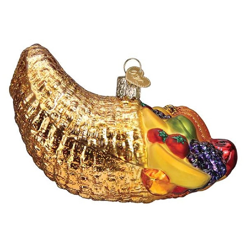 Old World Christmas Ornaments Cornucopia - Adornos de Cristal soplado