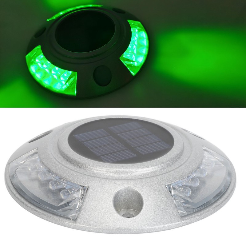 Solar Road Stud Light IP68 Waterproof Aluminum Alloy Automatic Lighting