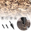 Wood Splitter Screw Cone, Split Wood Cone, Drill Cone, Wood