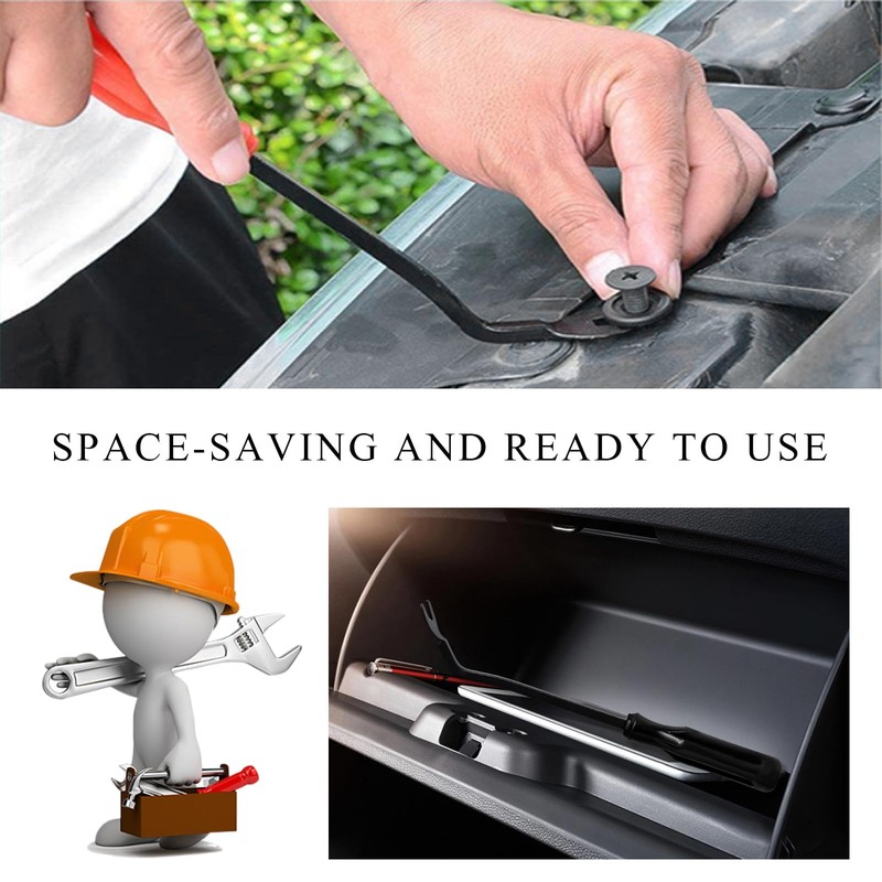 JUSTTOP Auto Door Trim Removal Tool, Car Panel Upholstery Remover
