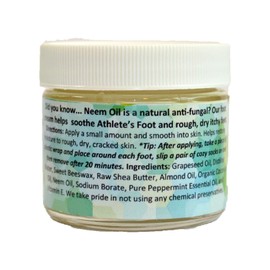 Mimi's Concentrated Peppermint Beeswax Foot Cream, 2oz jar