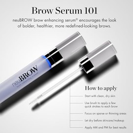 NeuBROW - Suero para mejorar las cejas de Skin Research Laboratories - Suero para cejas para cejas definidas, más completas y de aspecto más grueso - 