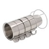Stainless Steel Camping Cup Set of 4 Double Layer Coffee