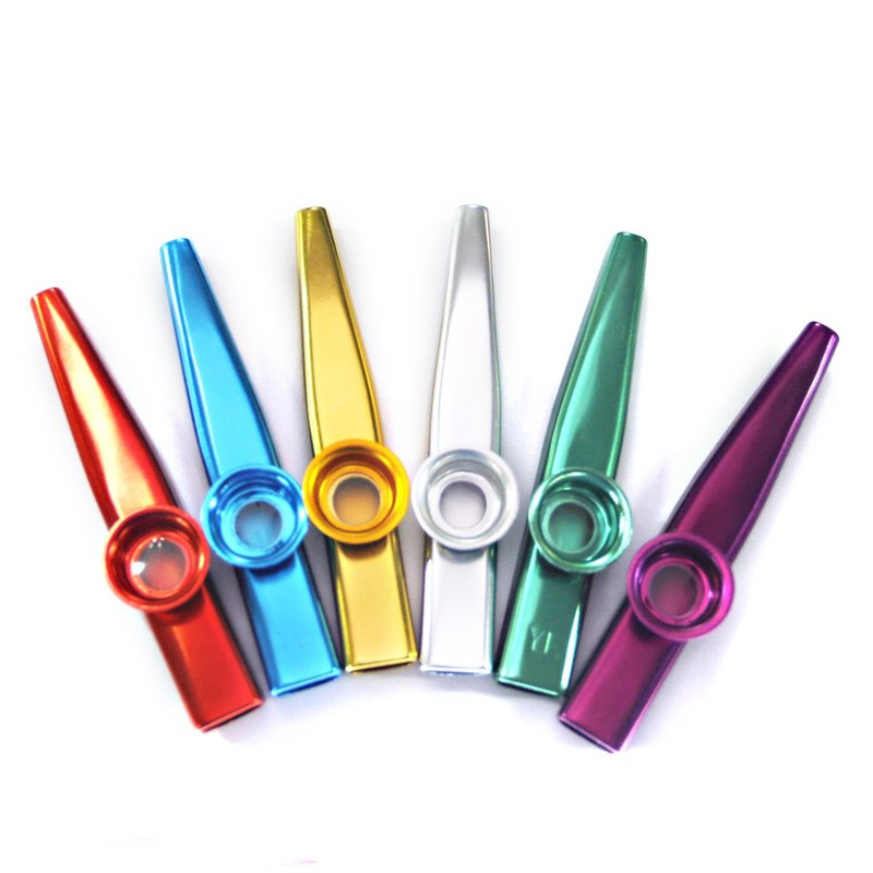 【ノーブランド品】ナカノ サブマリンカズー 音楽玩具 音楽愛好 KAZOO メタルカズー (シルバー)