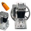 RocoReny 2HP Double Air Compressor Pump,1.5KW Piston Twin Cylinder Air