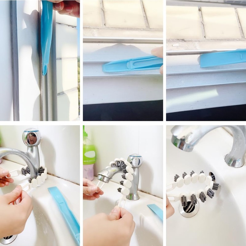 WYAN Pack of 3 gap cleaning brushes, 3 pieces plastic