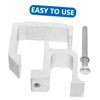 Mikinona 2pcs Camper Installation Clamp Heavy Duty Clamps Camper Cap