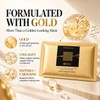 Collagen Face Mask with Gold, Hydrating Face Sheet Mask with