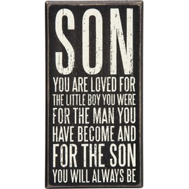 Primitives By Kathy Box Sign, Son You are Loved