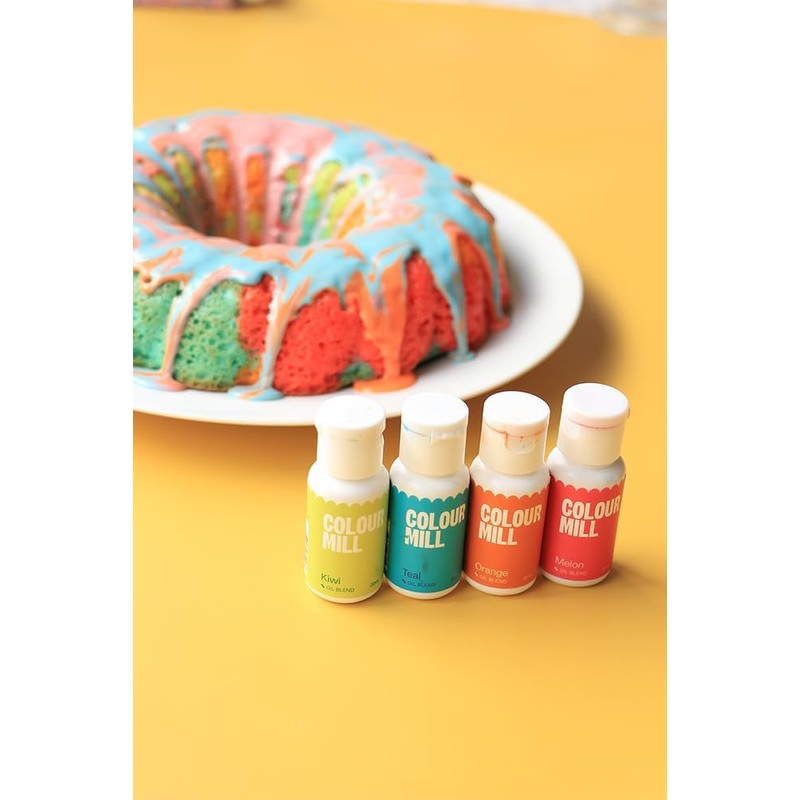 Colour Mill Oil-Based Food Coloring, 100 Milliliters (Orange)