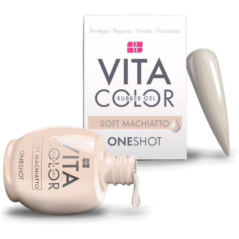 ONE SHOT - VITA COLOR Rubber Gel, Adicionado con Calcio,