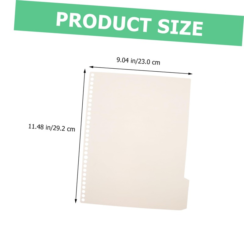 Angoily 6Sets Notebook Tab Dividers Page Separators for Reports Presentations