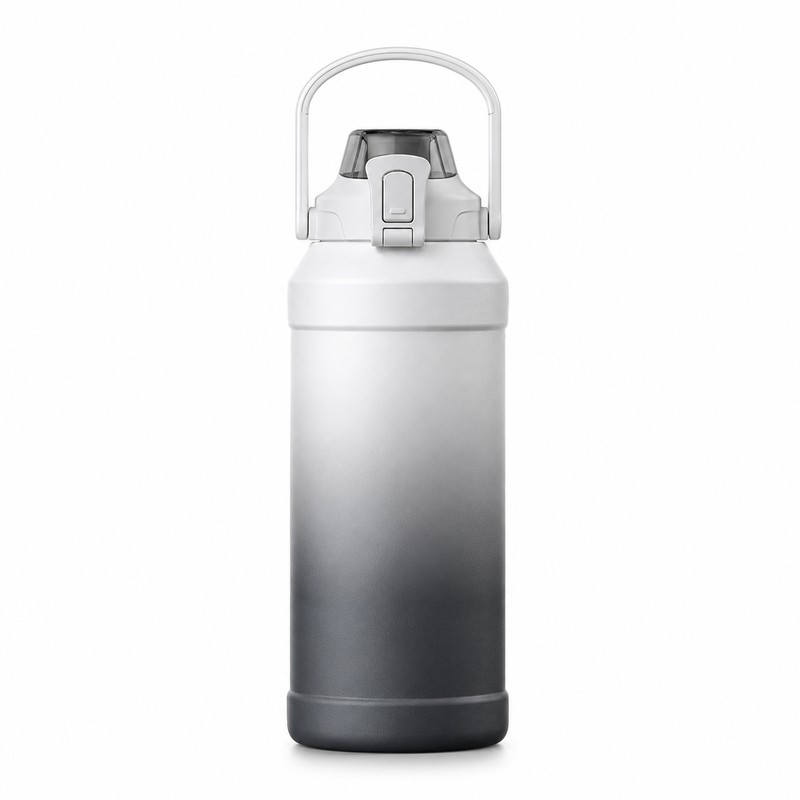 Insulated Water Bottle with Straw & Handle – 316 Stainless