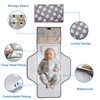Extra Long Large Lightweight Portable Diaper Changing Mat with Storage