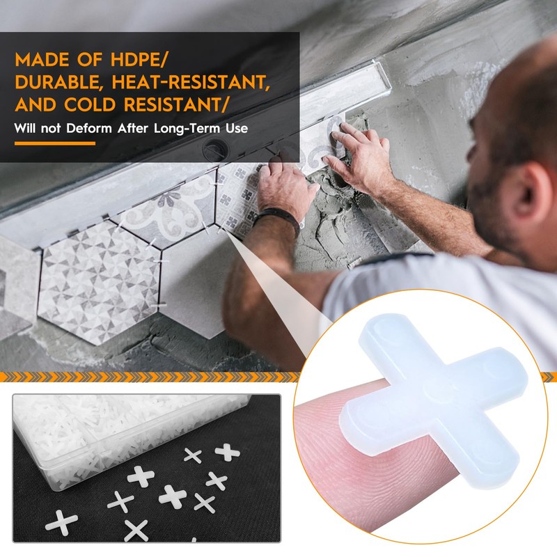 Tile Spacers 2 mm 3 mm 5 mm Cross Shaped