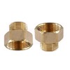 MiJunHD 2PCS Brass Reducer Connector | BSP Female Thread G3/4≈25mm