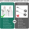 PACIOCEAN 2PCS Automatic Float Valve Water Level Controller Automatic Fill